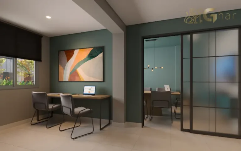 Espaço coworking do condomínio Astro Santa Marina na Água Branca SP