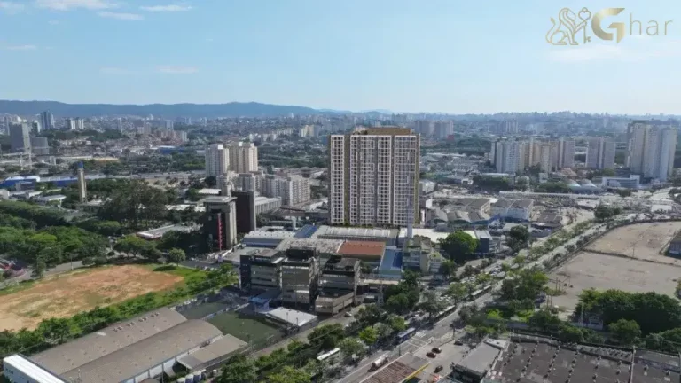 Vista aérea do condomínio Astro Santa Marina na Água Branca São Paulo