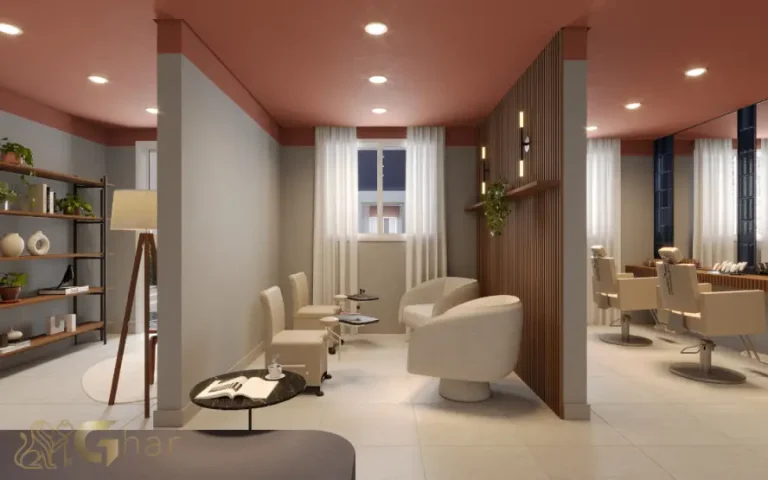 Espaço beleza do condomínio Atmosfera Jaguaré com ambiente moderno