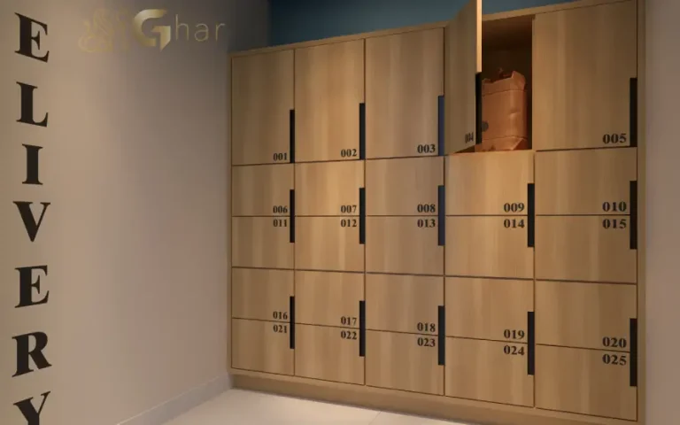 Espaço delivery com lockers inteligentes no condomínio Atmosfera Jaguaré