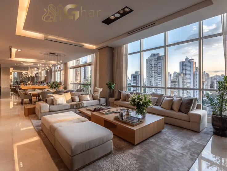 Apartamento de alto padrão em São Paulo com arquitetura contemporânea da AW Realty