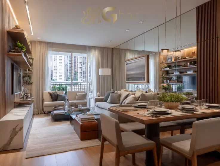 Apartamento decorado de 38 m² do Barra Funda 930 com 2 quartos