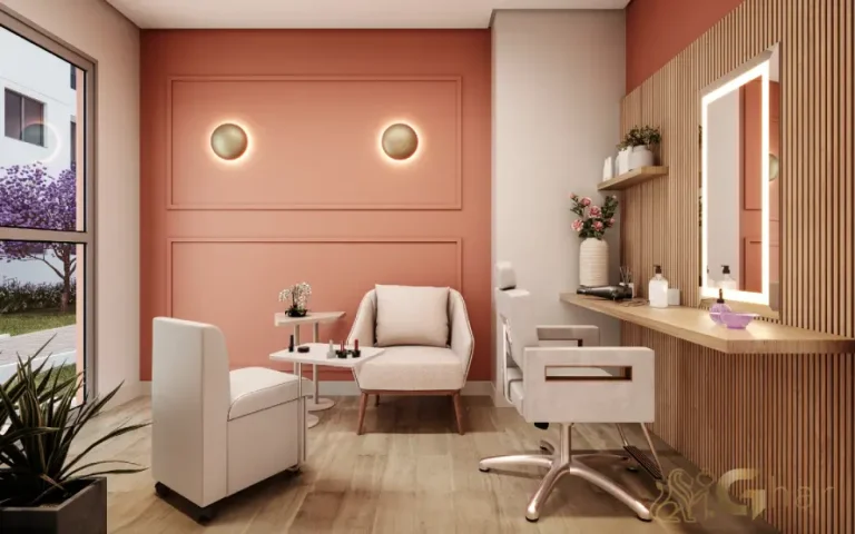 Espaço beleza do condomínio Barra Funda 930 com área dedicada ao bem-estar