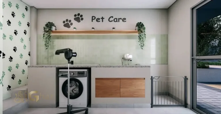 Espaço pet care do condomínio Barra Funda 930 para cuidados com animais