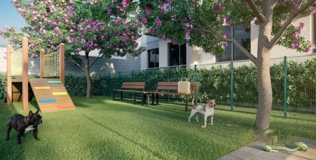 Pet place do condomínio Barra Funda 930 com área para lazer dos pets