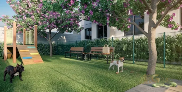 Pet place do condomínio Barra Funda 930 com área para lazer dos pets