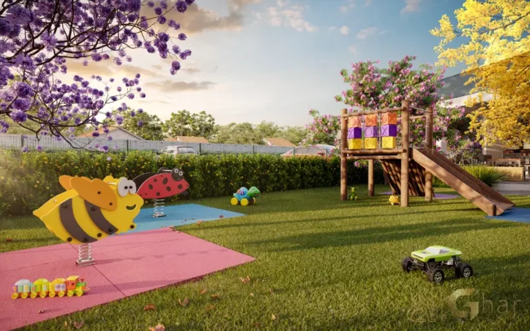 Playground do condomínio Barra Funda 930 com área infantil segura na Barra Funda