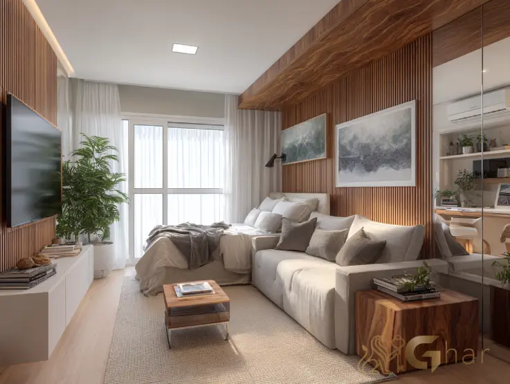 Apartamento studio na Zona Sul de SP, com layout moderno e funcional