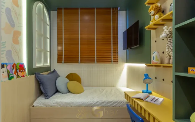 Quarto infantil do apartamento decorado do Cidade Central no Centro de São Paulo