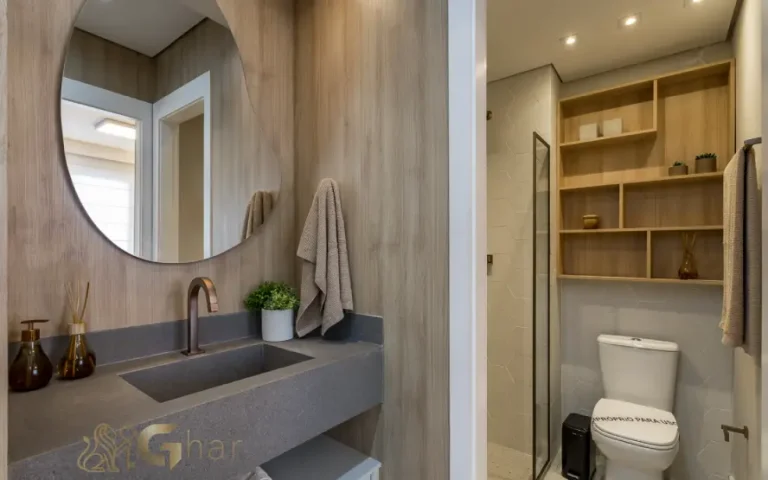 Banheiro do apartamento decorado no Cidade Jaguaré Villa Eldorado