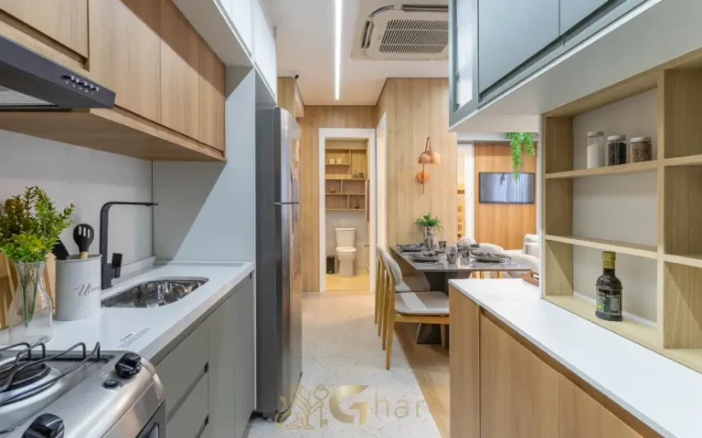 Cozinha do apartamento decorado no Cidade Jaguaré Villa Eldorado