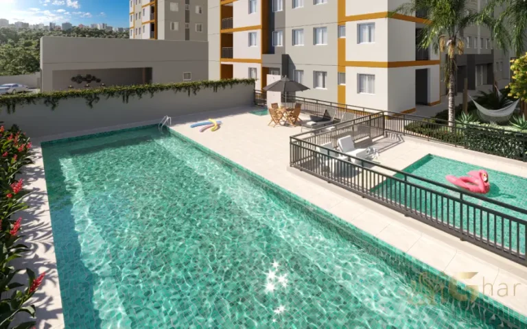 Piscina com solarium do Cidade Jaguaré Villa Eldorado no Jaguaré