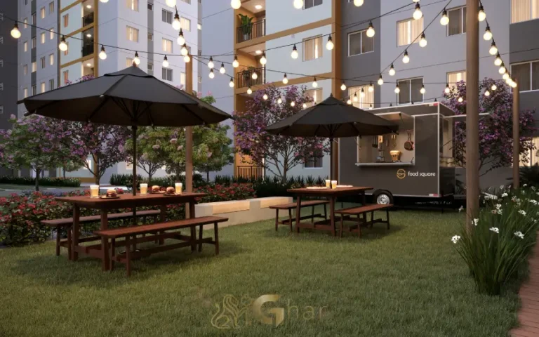 Food Square do Cidade Jaguaré Villa Lobos com espaço gastronômico e convivência