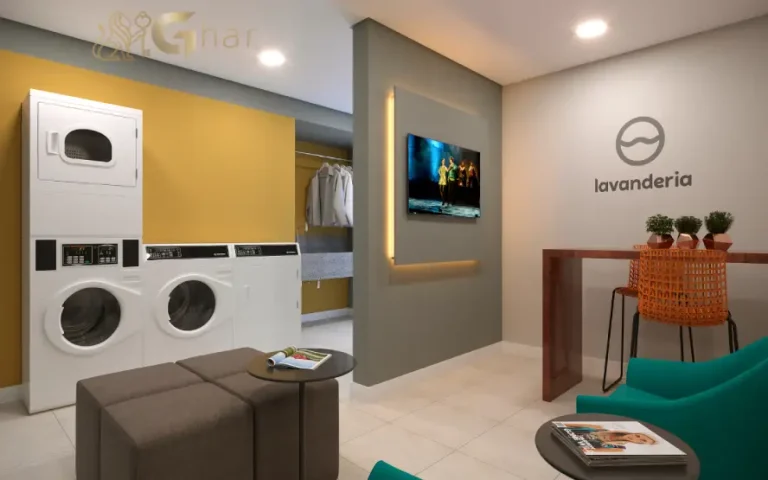 Lavanderia compartilhada do Cidade Jaguaré Villa Lobos no condomínio
