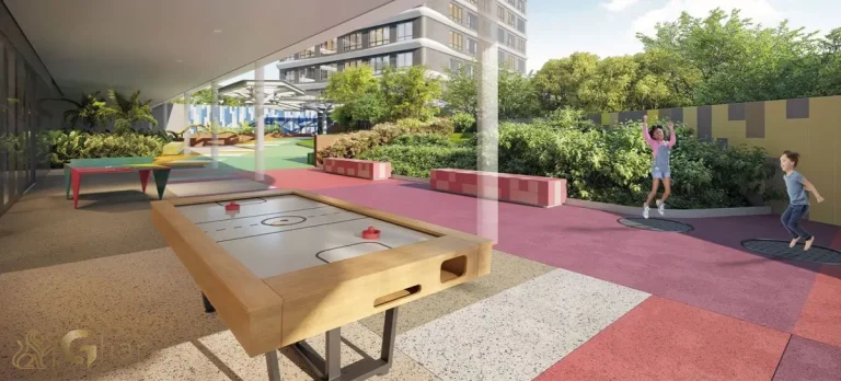 Outside Play do Cidade Jockey no Butantã com área recreativa externa