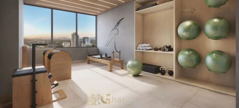 Sala de Pilates do Cidade Jockey no Butantã com estrutura moderna