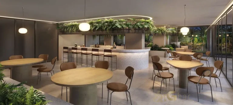 Salão de Festas do Cidade Jockey na Torre Shanghai com espaço amplo e elegante