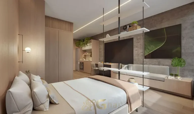 Apartamento studio decorado de 24 m² do Cidade Jockey Studios no Butantã