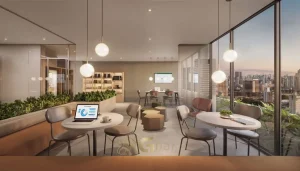 Coworking do Cidade Jockey Studios no Butantã com ambiente profissional