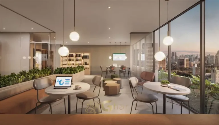 Coworking do Cidade Jockey Studios no Butantã com ambiente profissional