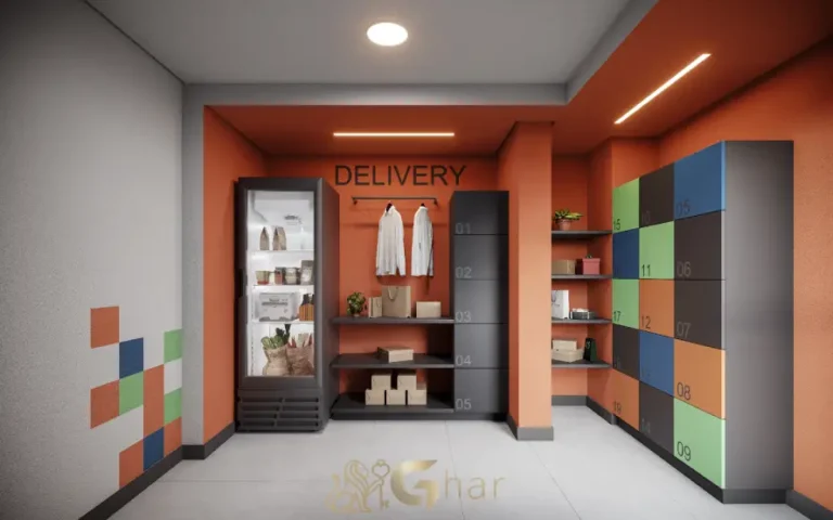 Espaço delivery do condomínio Cidade Lapa – Água Branca para recebimento de encomendas