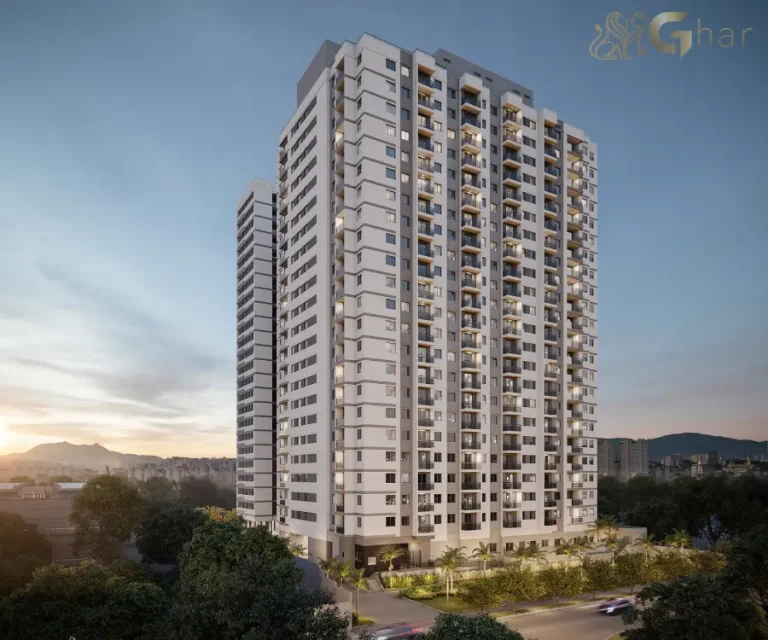 Fachada do condomínio Cidade Lapa – Água Branca na Zona Oeste de São Paulo