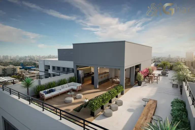 Rooftop com lazer e vista panorâmica no Cidade Lapa – Água Branca