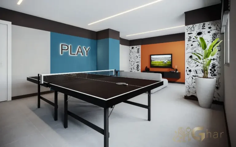 Salão de jogos do condomínio Cidade Lapa – Água Branca