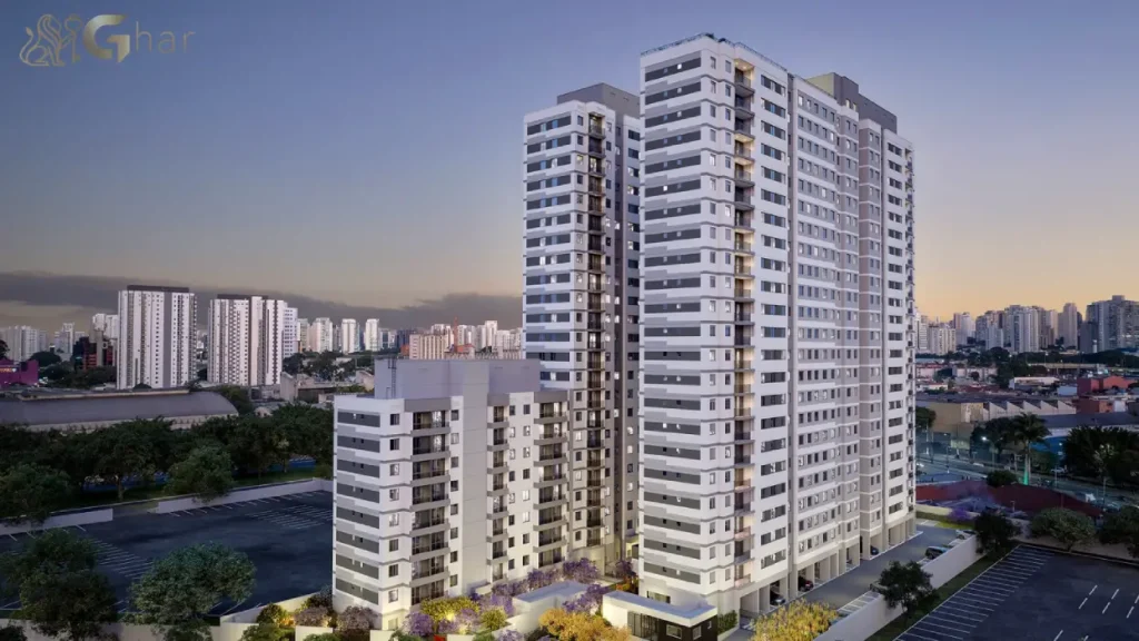 Fachada do condomínio Cidade Lapa Pompeia na Água Branca SP