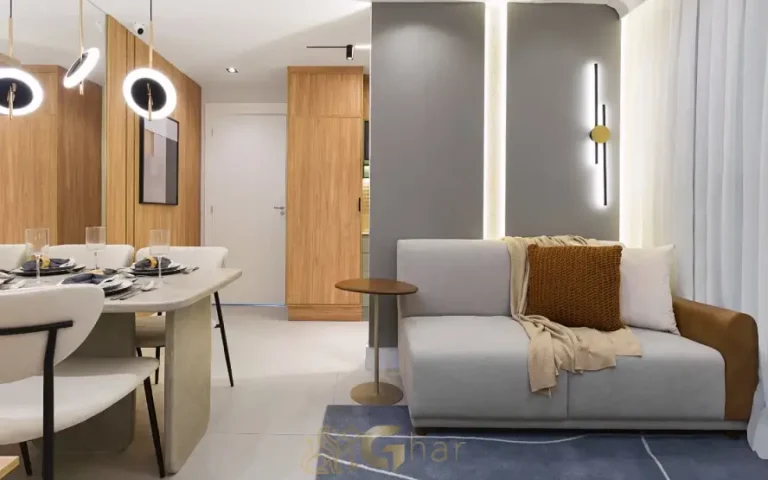 Sala de estar living do apartamento decorado Cidade Lapa - Santa Marina na Água Branca