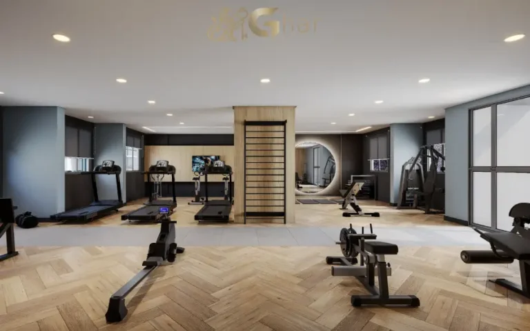 Academia fitness do condomínio Cidade Lapa - Santa Marina na Água Branca em São Paulo