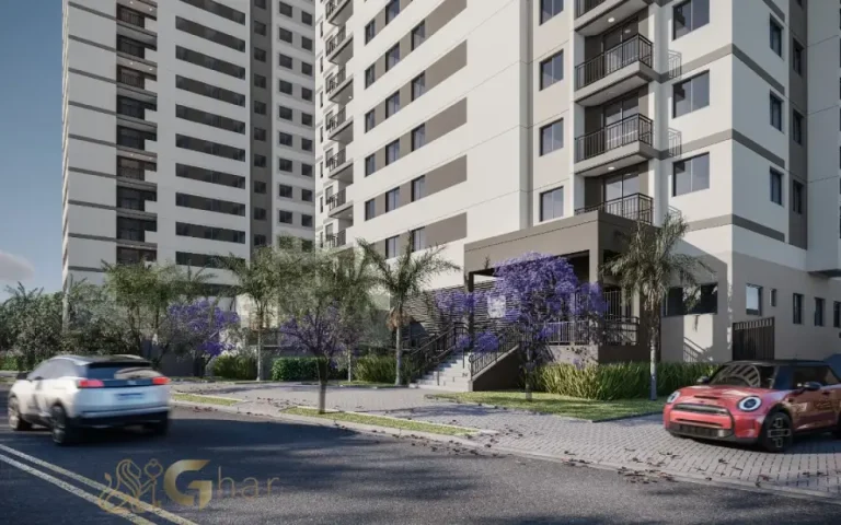 Fachada com portaria do Cidade Lapa - Santa Marina na Água Branca