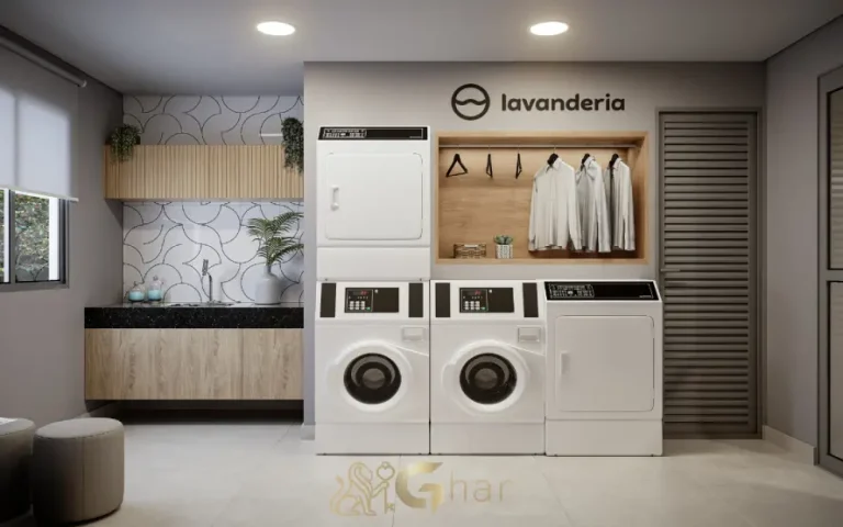 Lavanderia compartilhada do condomínio Cidade Lapa - Santa Marina na Água Branca