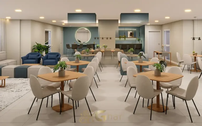 Salão de festas do condomínio Cidade Mooca – Duomo na Mooca