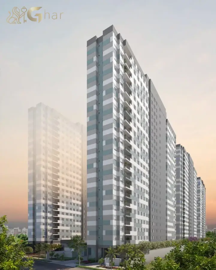 Fachada do condomínio Dez Belenzinho, no bairro do Belém, São Paulo, com arquitetura contemporânea que valoriza o projeto e a paisagem urbana da região.