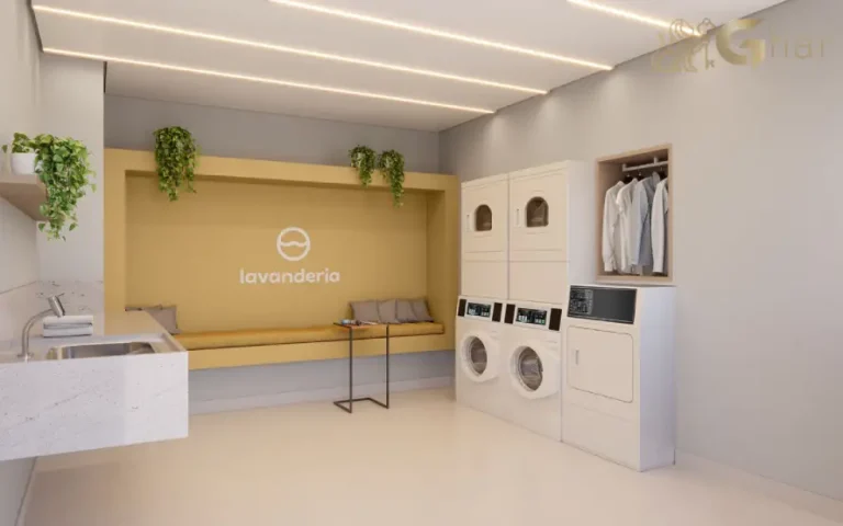 Lavanderia compartilhada do condomínio Cidade Mooca – Navona