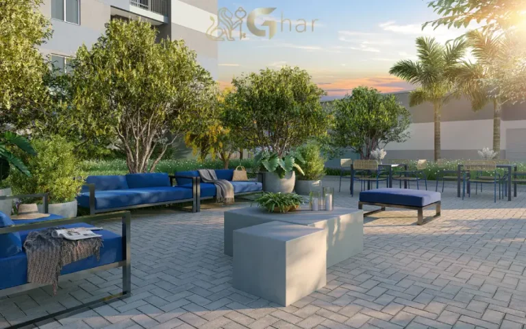 Praça de festas do condomínio Cidade Mooca San Marco na Mooca em São Paulo