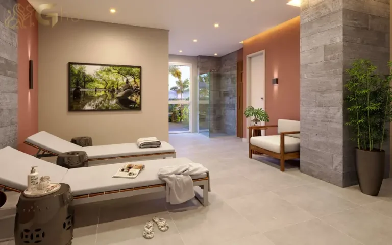 Área de descanso e sauna do condomínio Cidade Mooca San Pietro na Mooca São Paulo