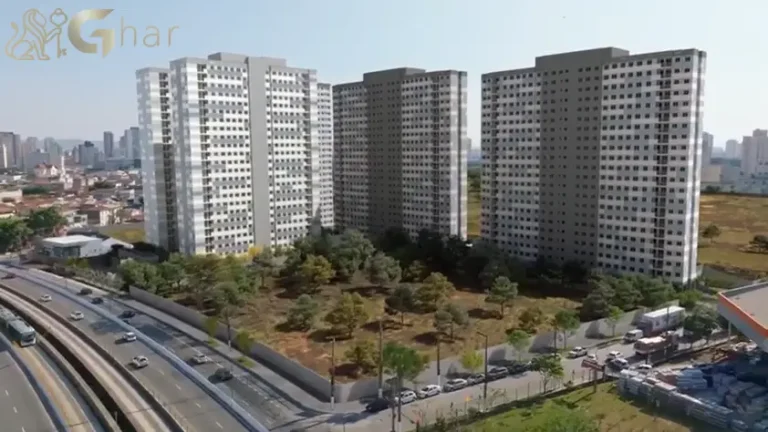 Vista aérea da fachada do Cidade Mooca San Pietro na Mooca São Paulo