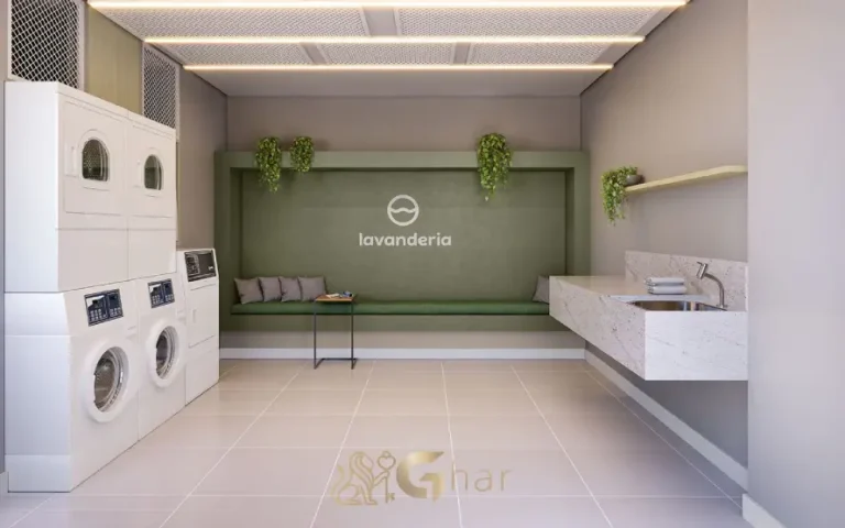 Lavanderia compartilhada do condomínio Cidade Mooca San Pietro na Mooca São Paulo