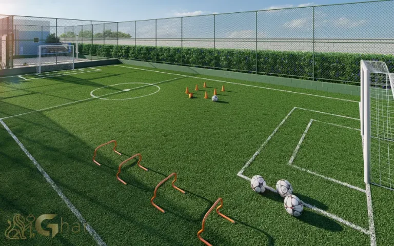 Quadra de grama sintética do condomínio Cidade Mooca San Pietro na Mooca São Paulo