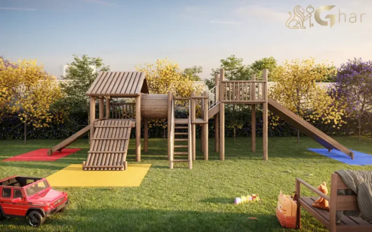 Playground do condomínio Cidade Mooca – Venezia com área infantil ao ar livre na Mooca