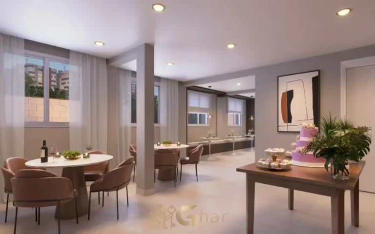 Salão de festas do condomínio Cidade Villa Lobos Maestro no Jaguaré