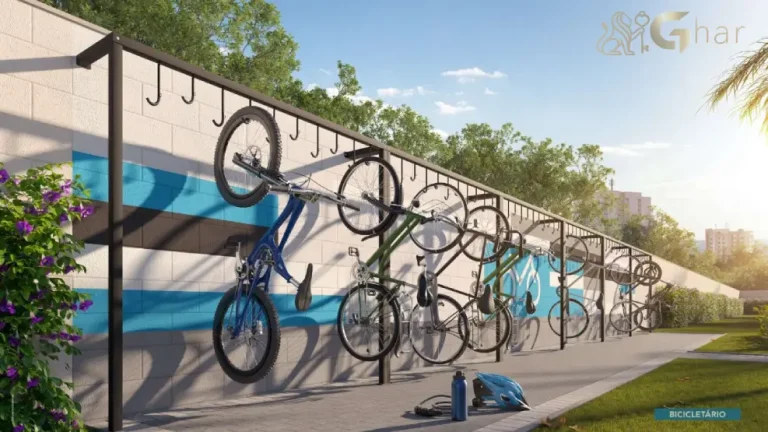Bicicletário do condomínio Cidade Villa Lobos Melodia no Jaguaré