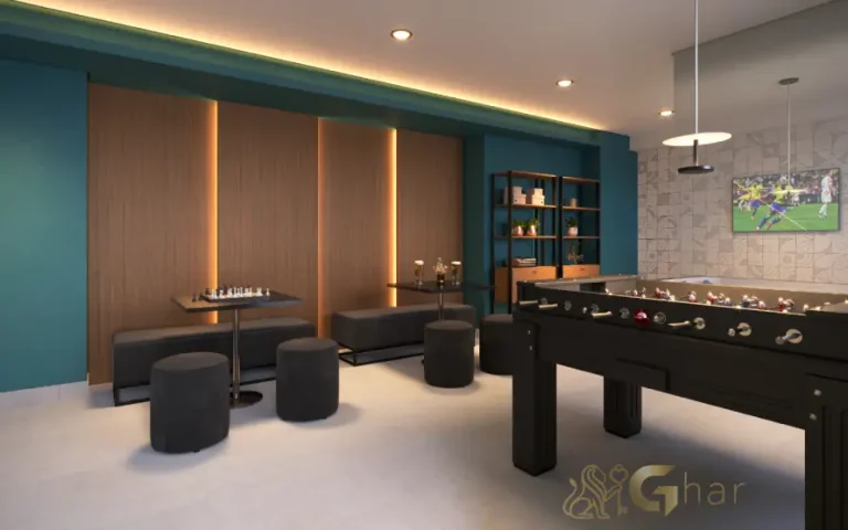 Salão de jogos do condomínio Cidade Villa Lobos Melodia no Jaguaré