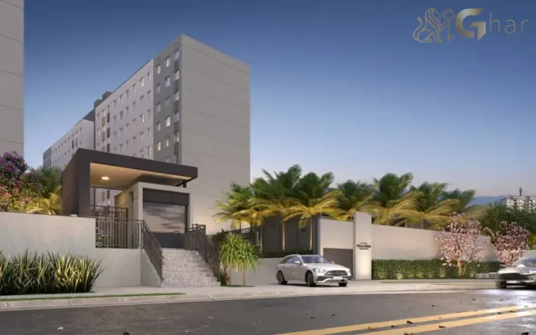 Fachada e portaria do Cidade Villa Lobos – Sonata no Jaguaré