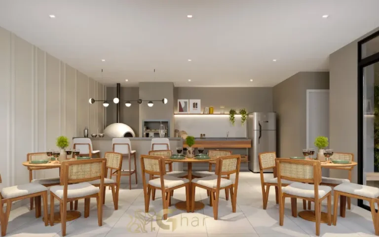 Espaço gourmet do condomínio Cidade Villa Lobos – Soprano no Jaguaré