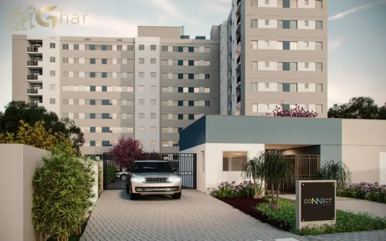 Fachada do condomínio Connect São Mateus 2 em São Mateus, Zona Leste de São Paulo