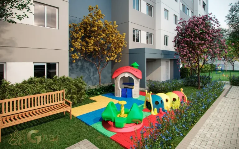 Playground do condomínio Connect São Mateus 2 em São Mateus, Zona Leste de São Paulo