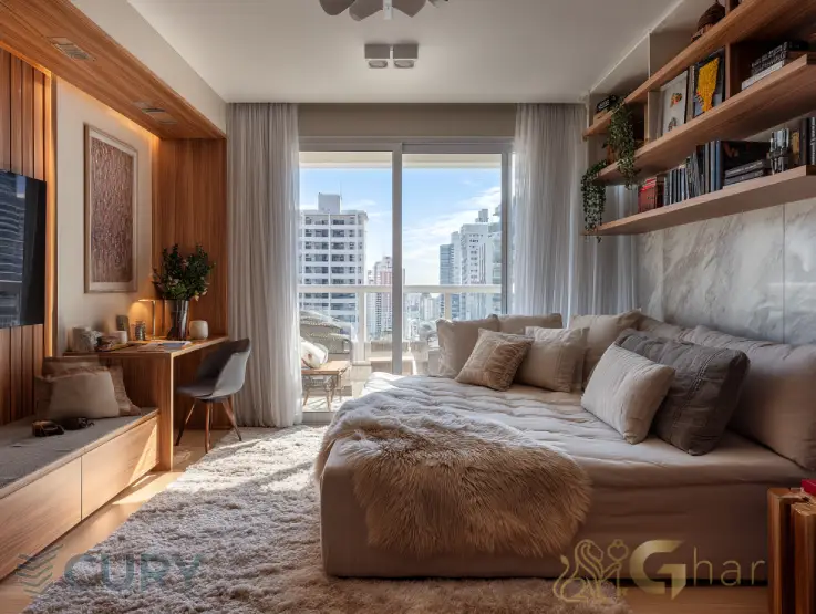 Studio decorado em São Paulo